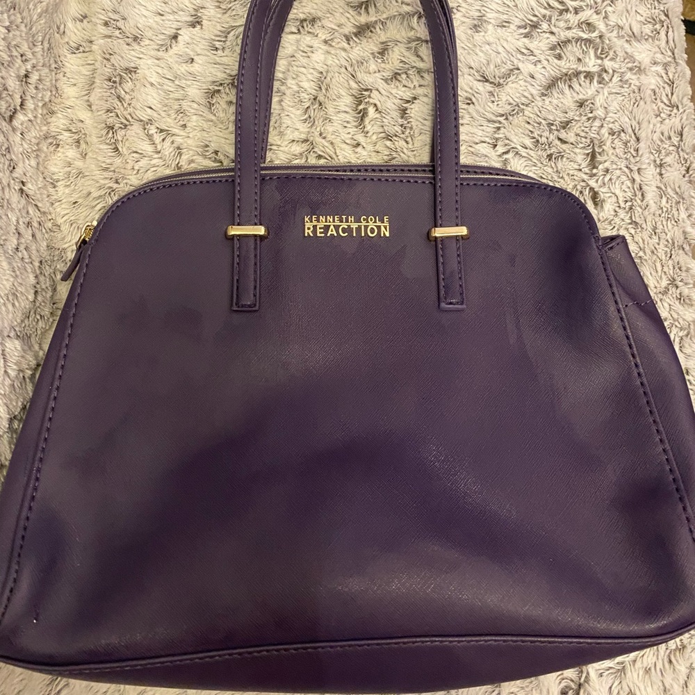 Kenneth Cole Reaction Eggplant Handbag